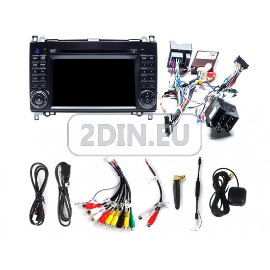 MERCEDES W169, W245, VIANO, VITO - МУЛТИМЕДИЯ / Навигация android 16 CPU: 8-CORE DVD + DSP + CarPlay + SIM